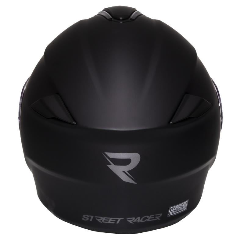 Motociklistična čelada Street Racer Ranger black mat flip-up