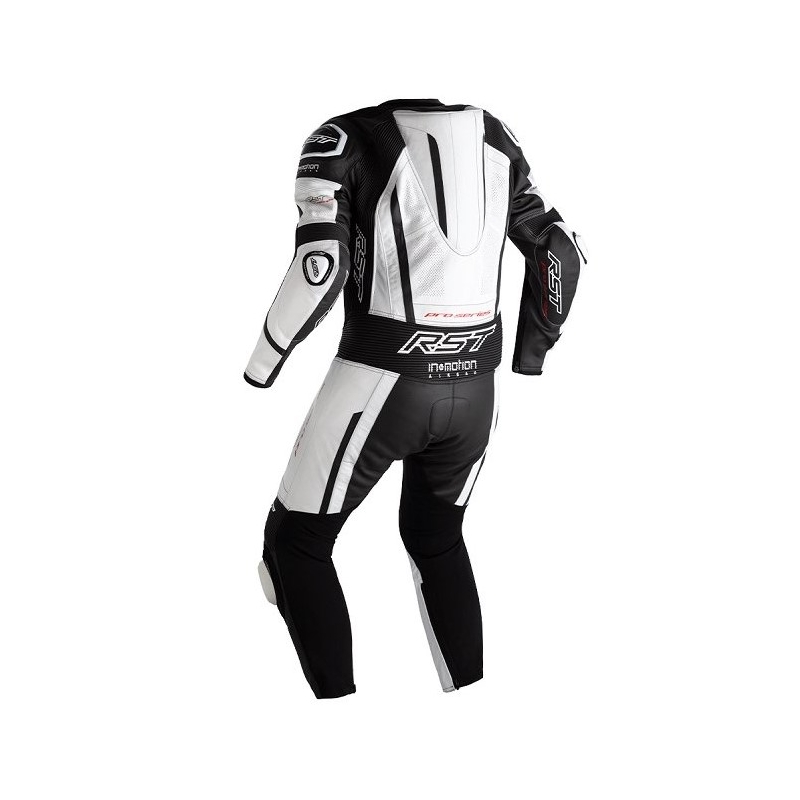 RST Pro Series Airbag enodelni motoristični kombinezon črno-bele barve razprodaja