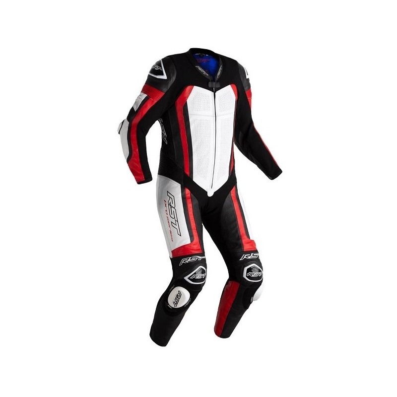 RST Pro Series Airbag enodelni motoristični kombinezon črne, bele in rdeče barve razprodaja