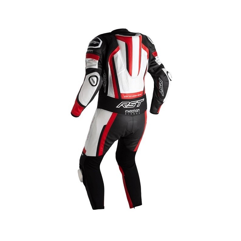 RST Pro Series Airbag enodelni motoristični kombinezon črne, bele in rdeče barve razprodaja