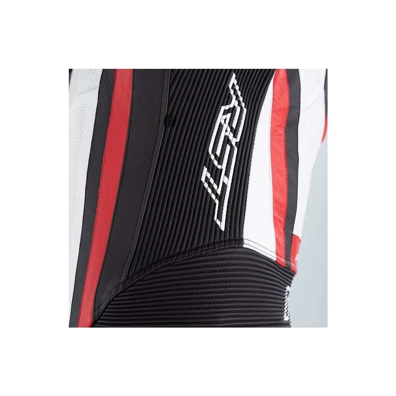 RST Pro Series Airbag enodelni motoristični kombinezon črne, bele in rdeče barve razprodaja