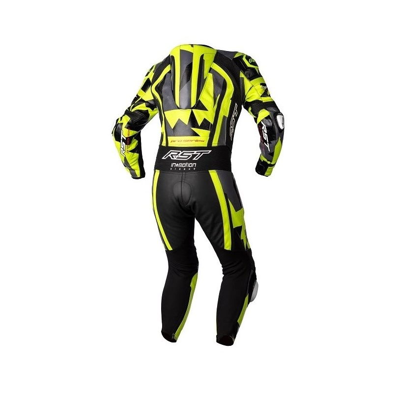 Enodelni kombinezon za motoriste RST Pro Series CE črno-sivo-fluo rumene barve razprodaja