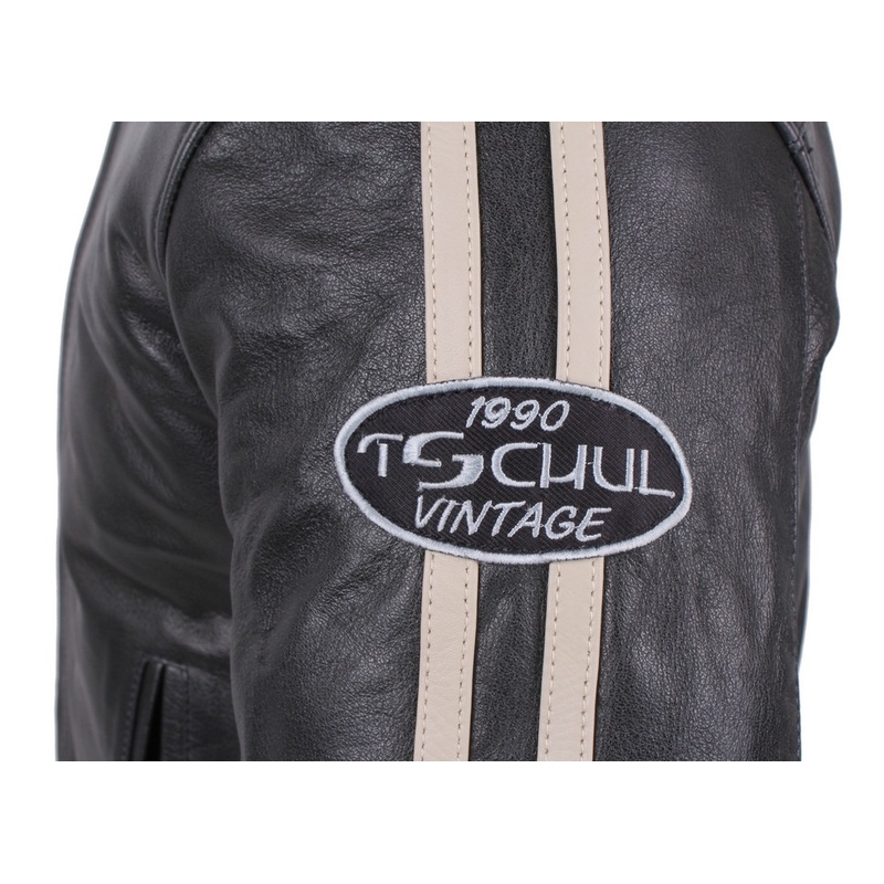 Tschul 640 črno-beljasta motoristična jakna naprodaj razprodaja