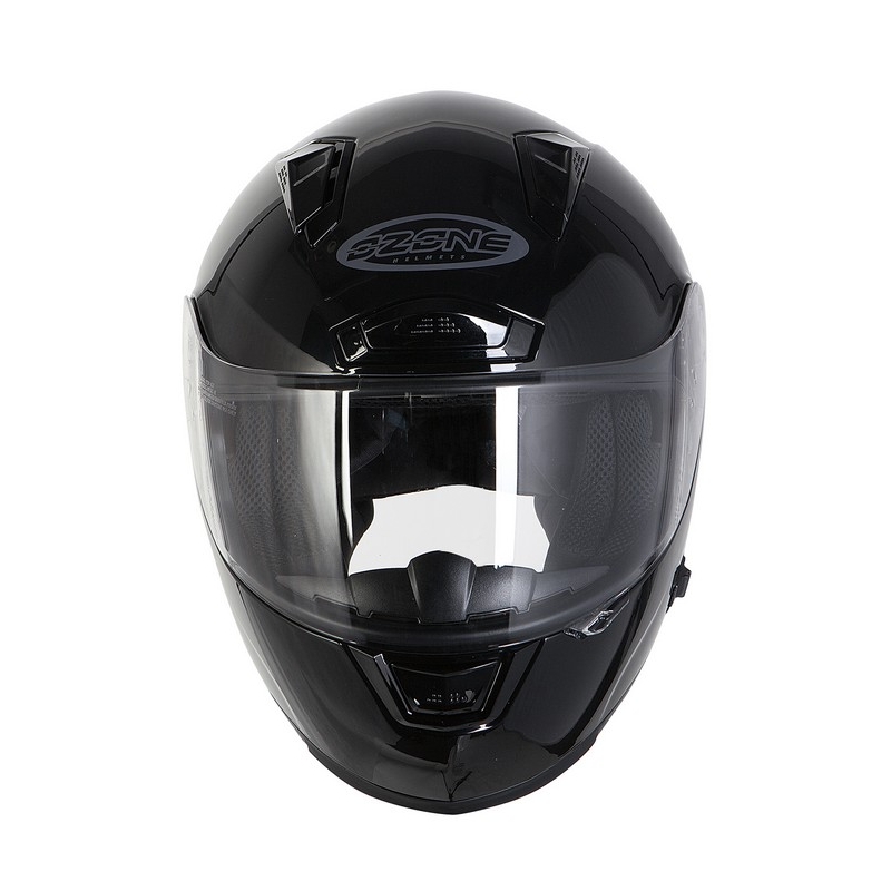 Motoristična čelada Ozone RC-01 črna sijajna razprodaja