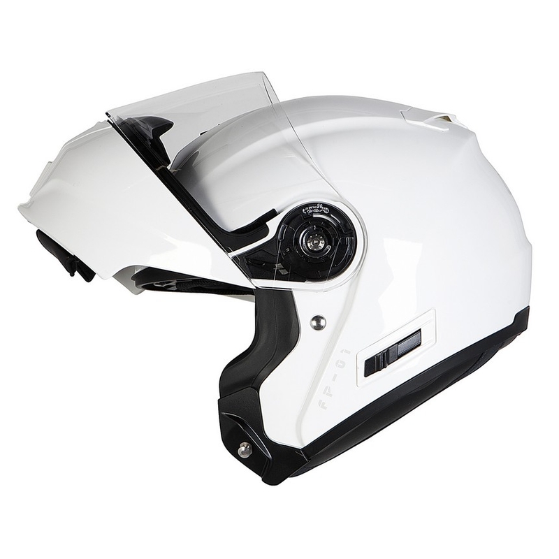 Ozone FP-01 white tip-up motoristična čelada za prodajo razprodaja