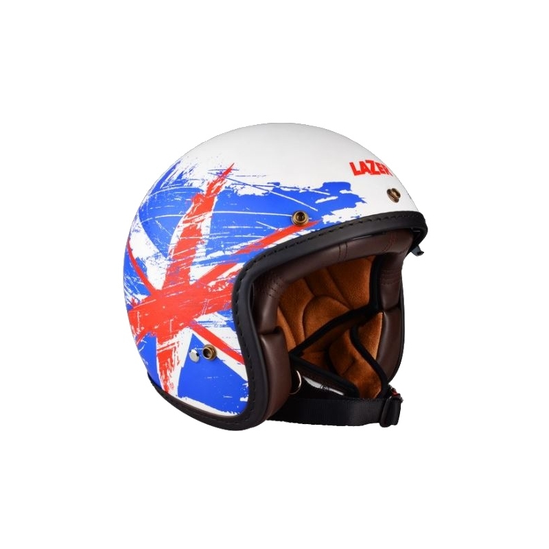 Odprta motoristična čelada Lazer Mambo Evo - Flag UK razprodaja