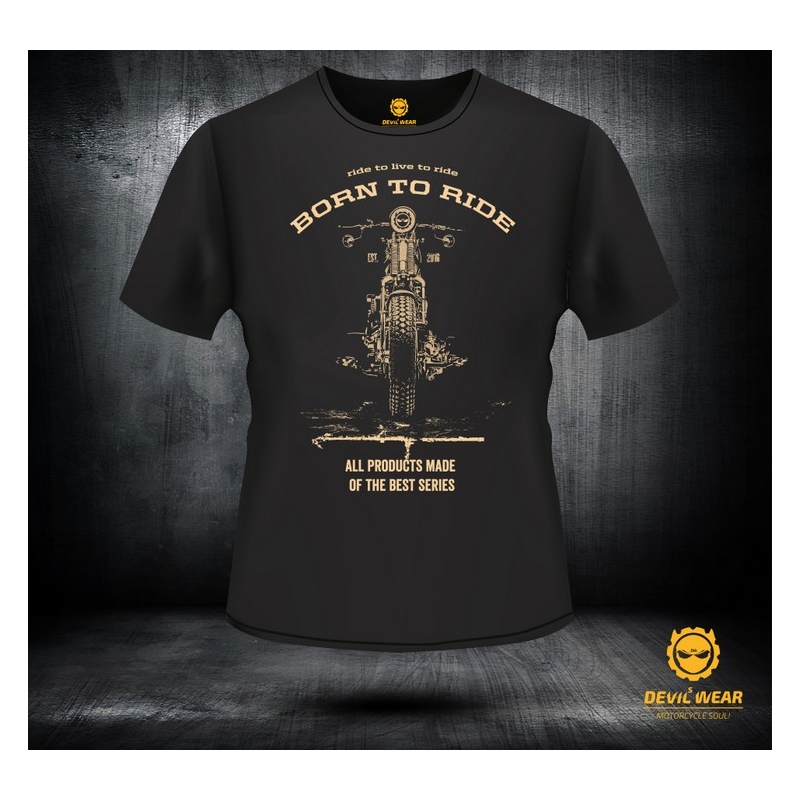 Moška majica Devils Wear - Born To Ride Live Man naprodaj razprodaja