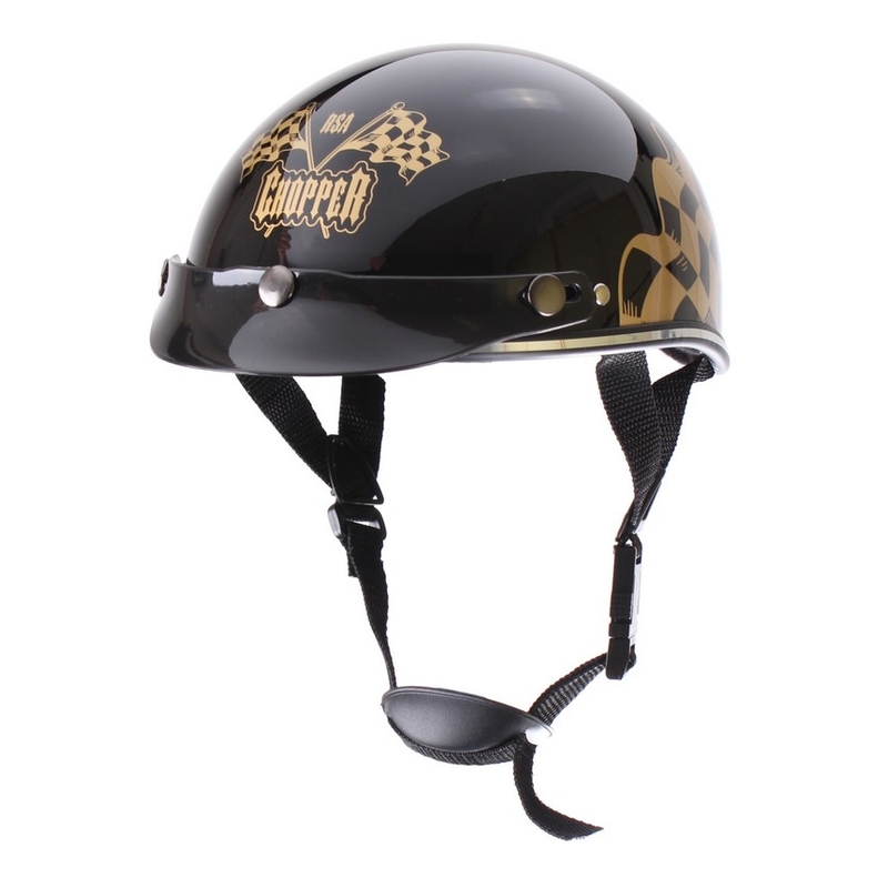 Motoristična čelada braincap RSA Flag black glossy