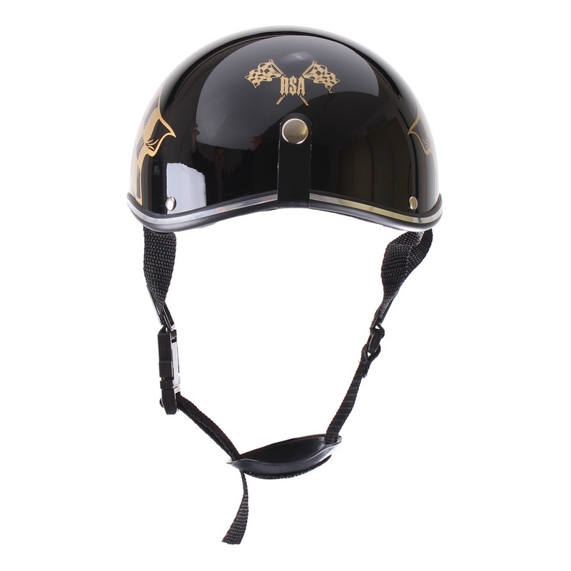 Motoristična čelada braincap RSA Flag black glossy