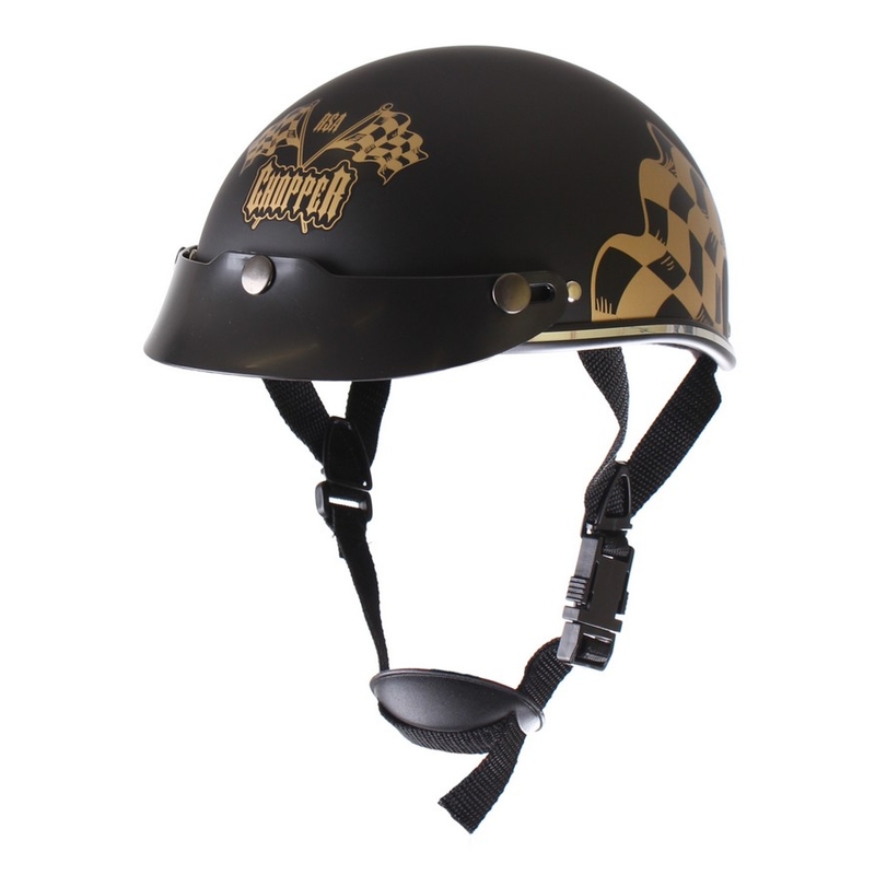 Motoristična čelada braincap RSA Flag black matt