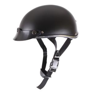 Motoristična čelada s kromirano obrobo RSA Chrome črna mat