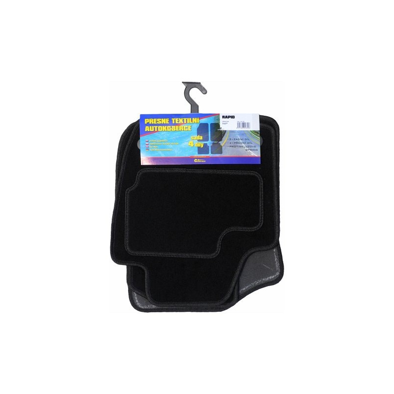 Tekstilne preproge 4pcs RAPID 2012 s fiksiranjem