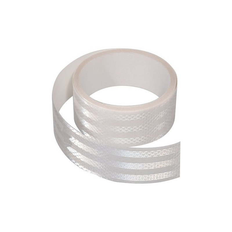 Samolepilni odsevni trak 1m x 5cm bele barve