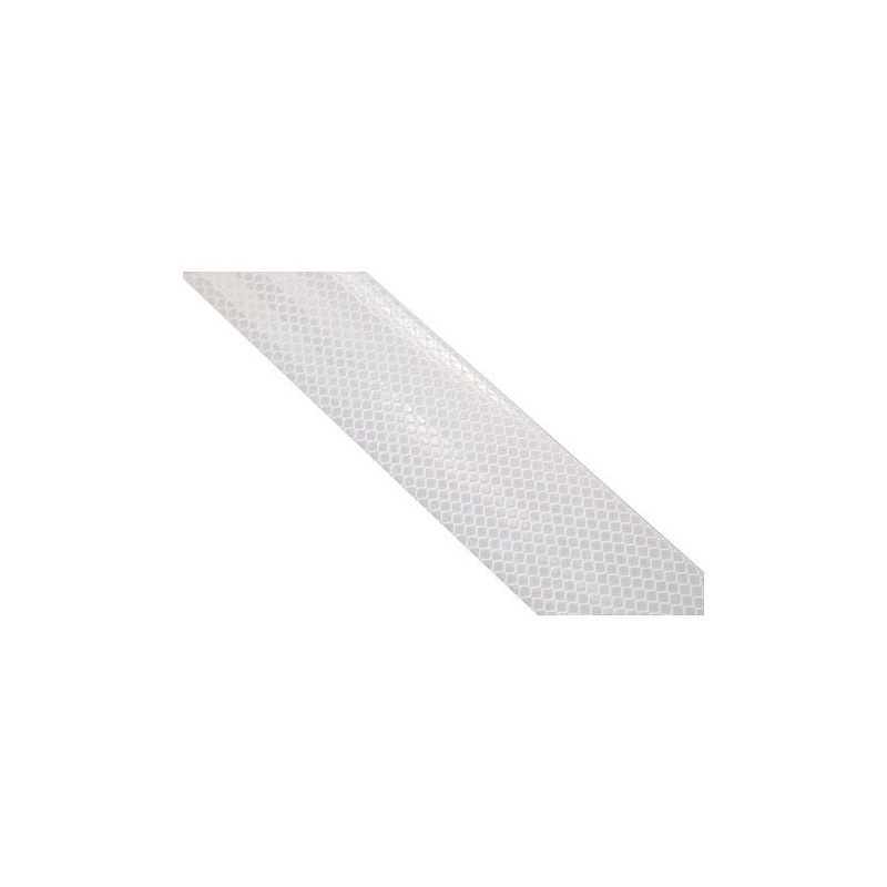 Samolepilni odsevni trak 1m x 5cm bele barve