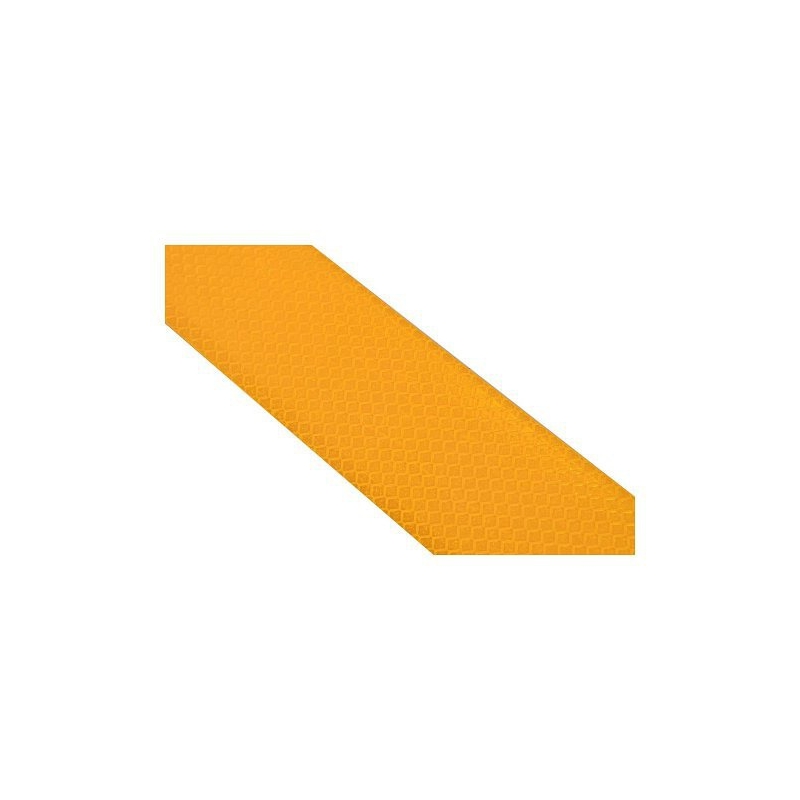 Samolepilni odsevni trak 5m x 5cm rumene barve (zvitek 5m)