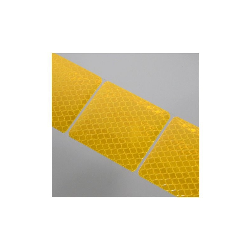 Samolepilni trak odsevni deljeni 1m x 5cm rumena