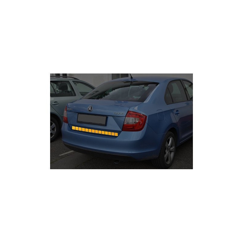 Samolepilni trak odsevni deljeni 1m x 5cm rumena