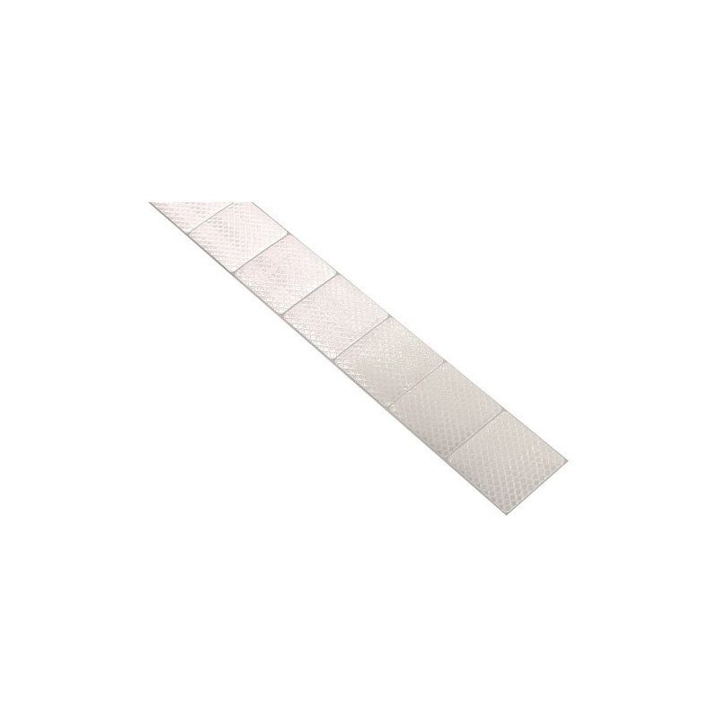 Samolepilni trak odsevni deljeni 1m x 5cm bela