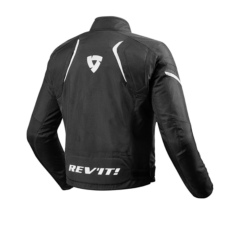 Revit Jupiter 2 črno-bela motoristična jakna naprodaj razprodaja