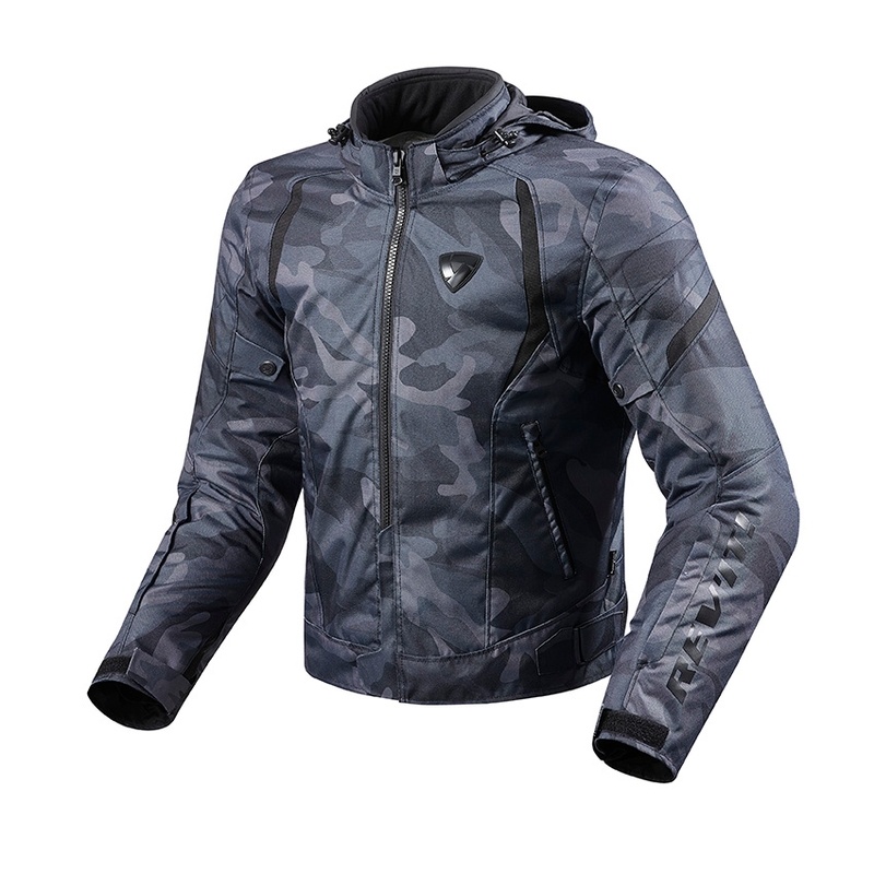 Revit Flare Black Motorcycle Jacket razprodaja