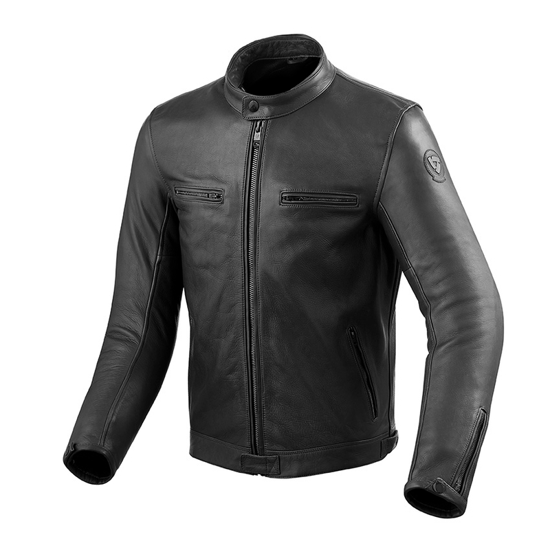 Revit Gibson Black Usnje Motorcycle Jacket razprodaja