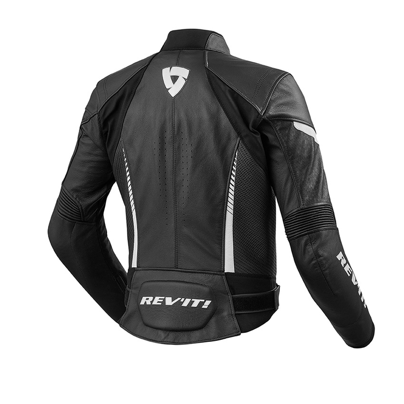 Revit Xena 2 črno-bela moto jakna za prodajo razprodaja