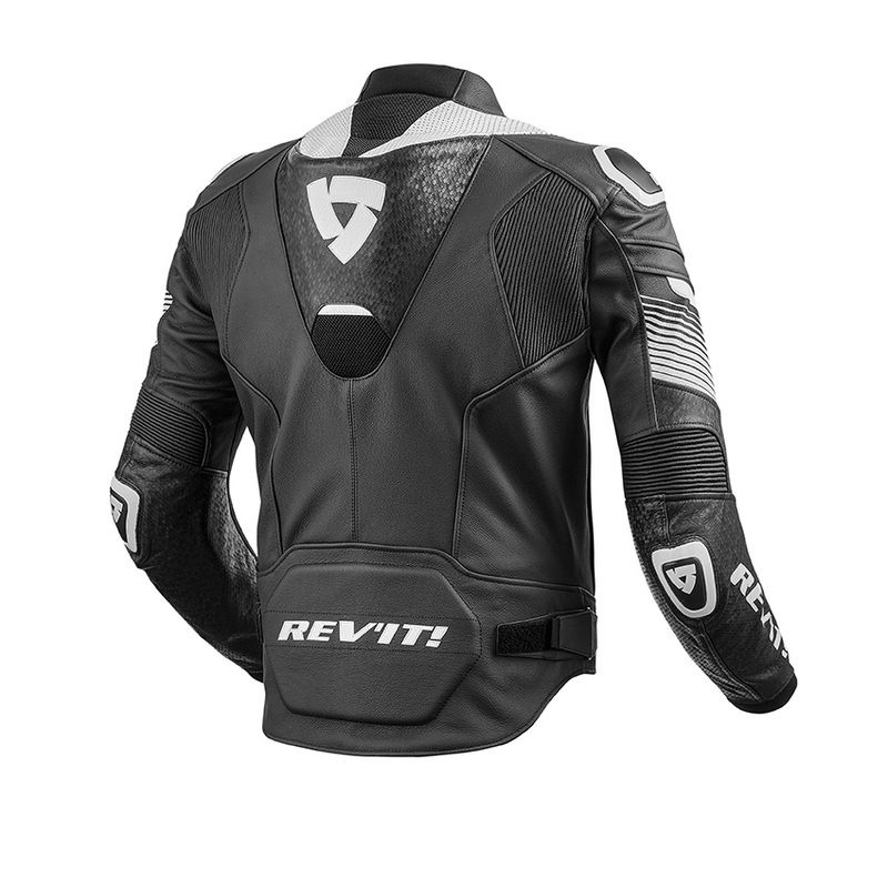 Revit Spitfire Black and White Motorcycle Jacket razprodaja