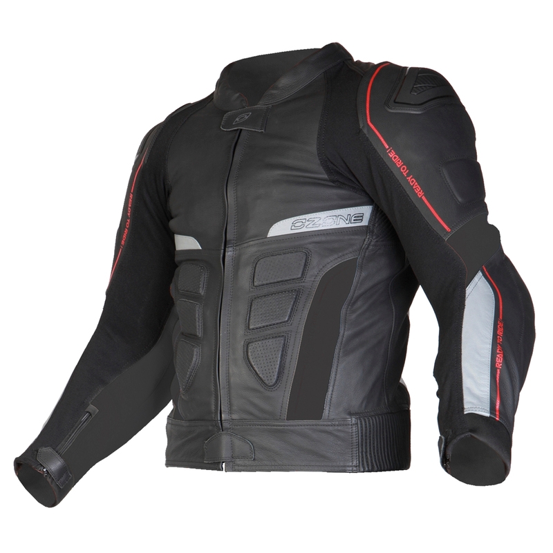 Ozone Grip motoristična jakna črna