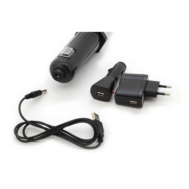 Montaža svetilke 27+7LED polnilna 12/220V Li-on 1200mAh