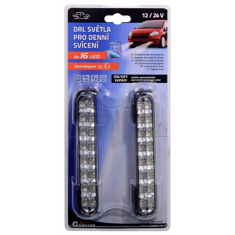 Dnevne luči RL hom. 16LED vklop/izklop