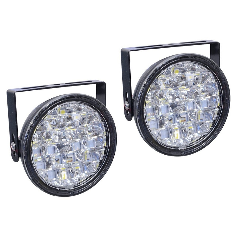 Dnevne luči okrogle 18 LED/12V razprodaja