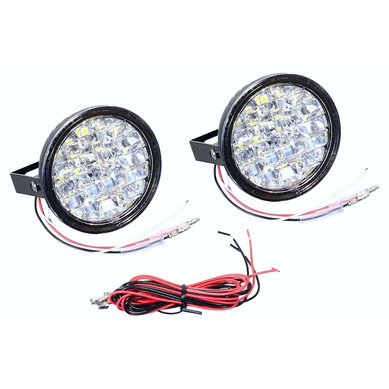 Dnevne luči okrogle 18 LED/12V razprodaja