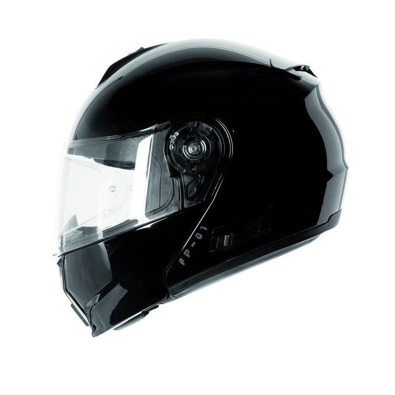 Odklopna motoristična čelada Ozone FP-01 black glossy + Pinlock razprodaja