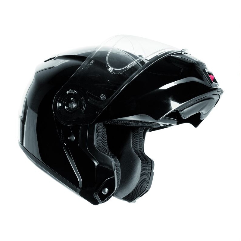 Odklopna motoristična čelada Ozone FP-01 black glossy + Pinlock razprodaja