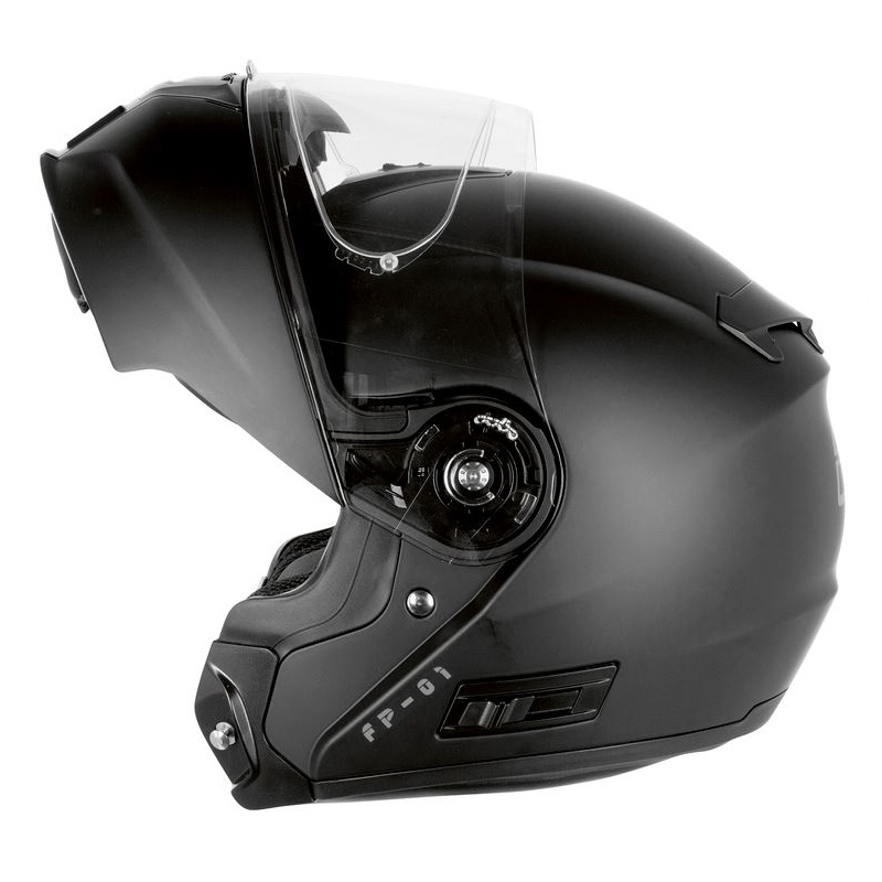 Odklopna motoristična čelada Ozone FP-01 black matt + Pinlock razprodaja