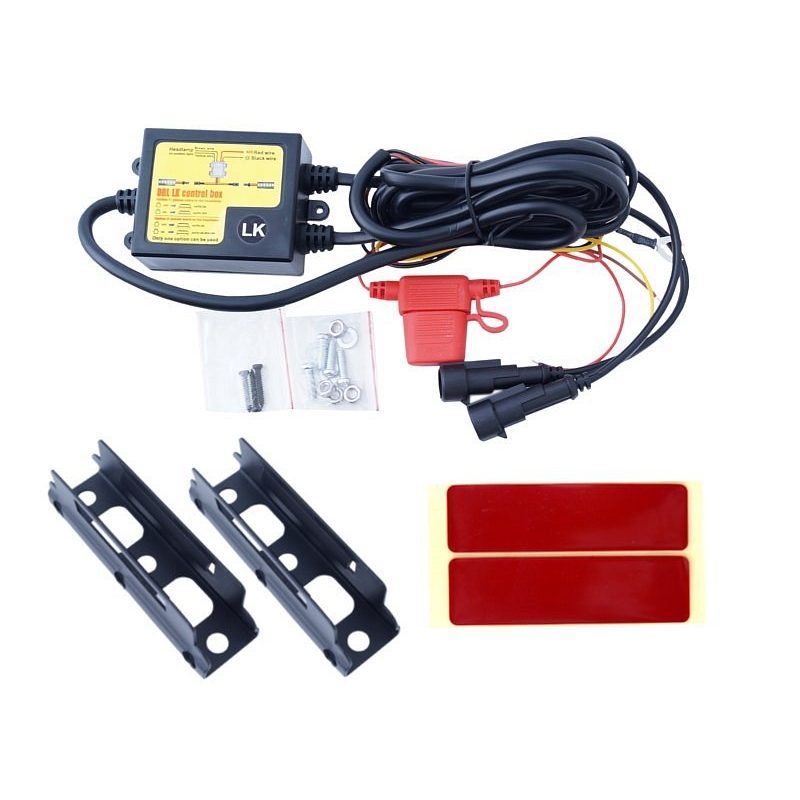 Dnevne luči 5 HIGH POWER LED 12V/24V (182x23x51 mm)