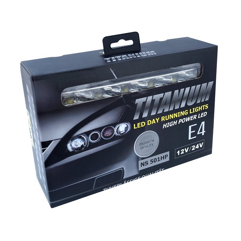 Dnevne luči 5 HIGH POWER LED 12V/24V (182x23x51 mm)