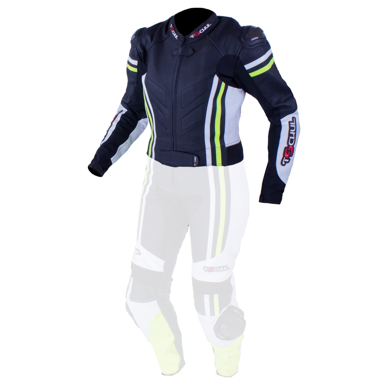 Ženske jakne Tschul 556 black-white-fluo yellow razprodaja