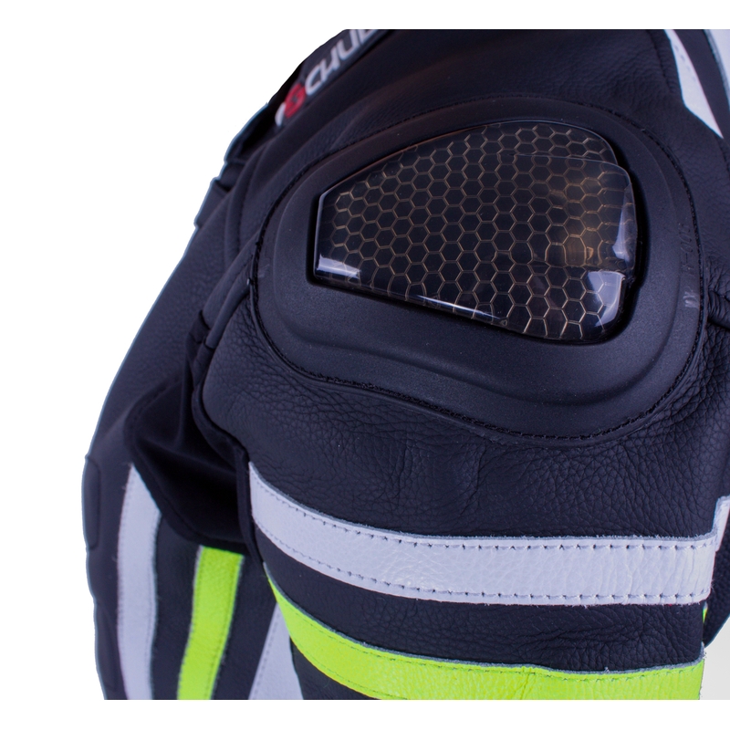 Ženske jakne Tschul 556 black-white-fluo yellow razprodaja