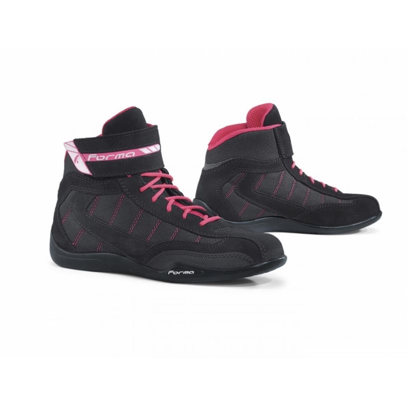 Ženski moto čevlji Forma Rookie Pro Lady black-fuchsia