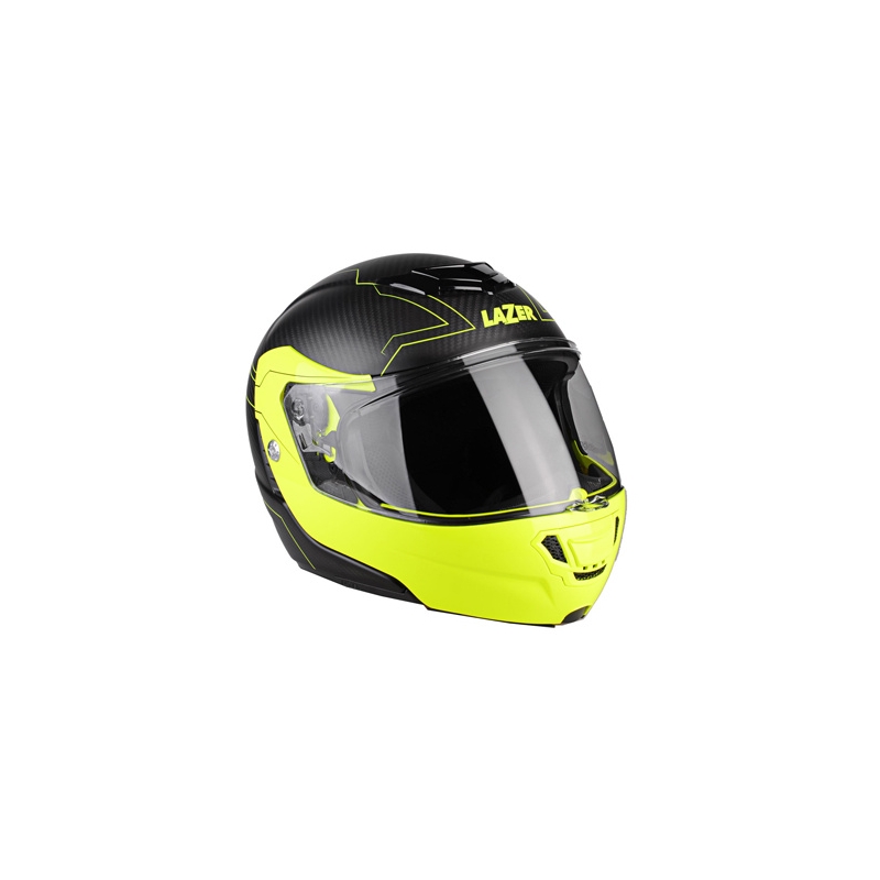Motoristična čelada Lazer Monaco Evo - Droid Pure Glass Yellow