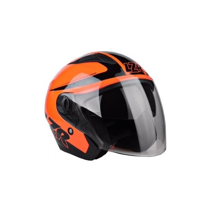 Odprta motoristična čelada Lazer JH-1 Varnostna oranžna