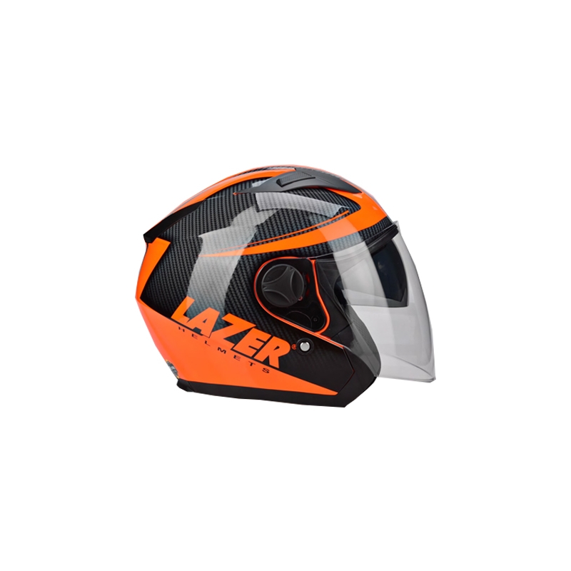 Odprta motoristična čelada Lazer JH-1 Varnostna oranžna