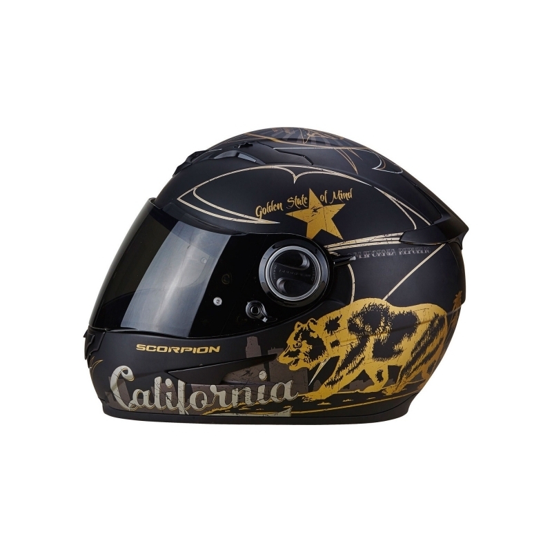 Integralna čelada Scorpion EXO-490 GoldenState black-gold razprodaja