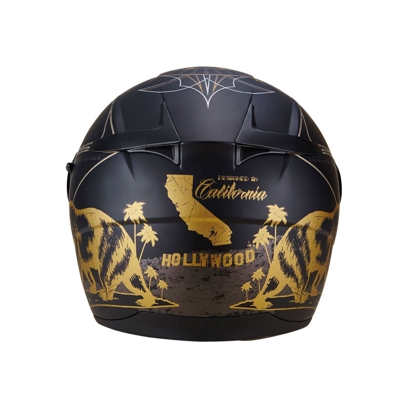 Integralna čelada Scorpion EXO-490 GoldenState black-gold razprodaja