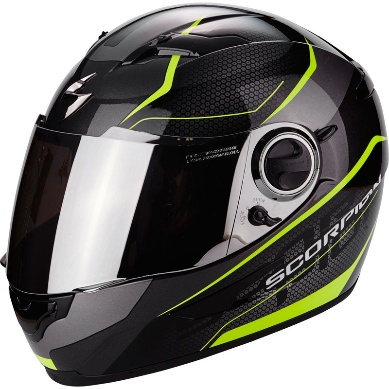Integralna čelada Scorpion EXO-490 Vision black-fluo yellow razprodaja