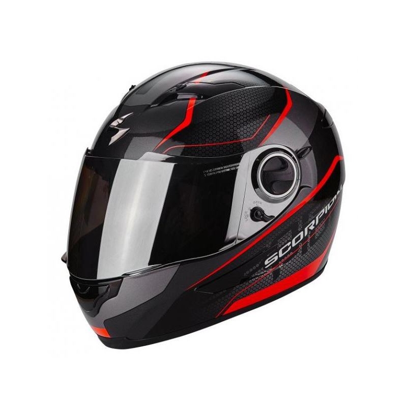 Integralna čelada Scorpion EXO-490 Vision črno-rdeča razprodaja