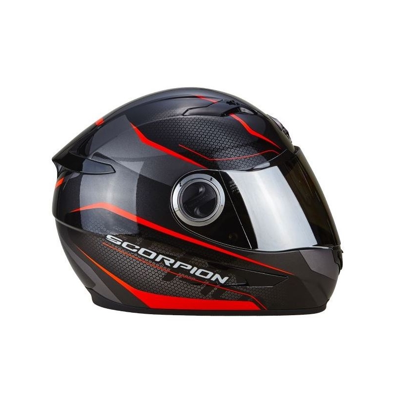 Integralna čelada Scorpion EXO-490 Vision črno-rdeča razprodaja