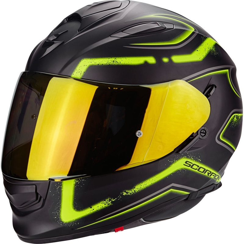 Integralna čelada Scorpion EXO-510 Air Radium black-fluo yellow