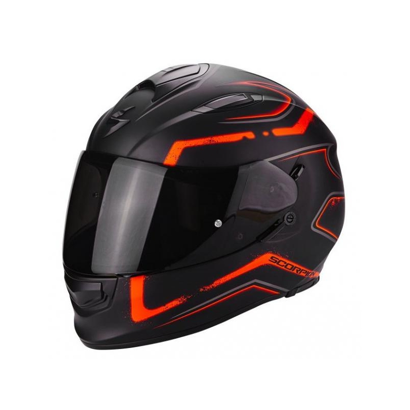 Integralna čelada Scorpion EXO-510 Air Radium črno-oranžna
